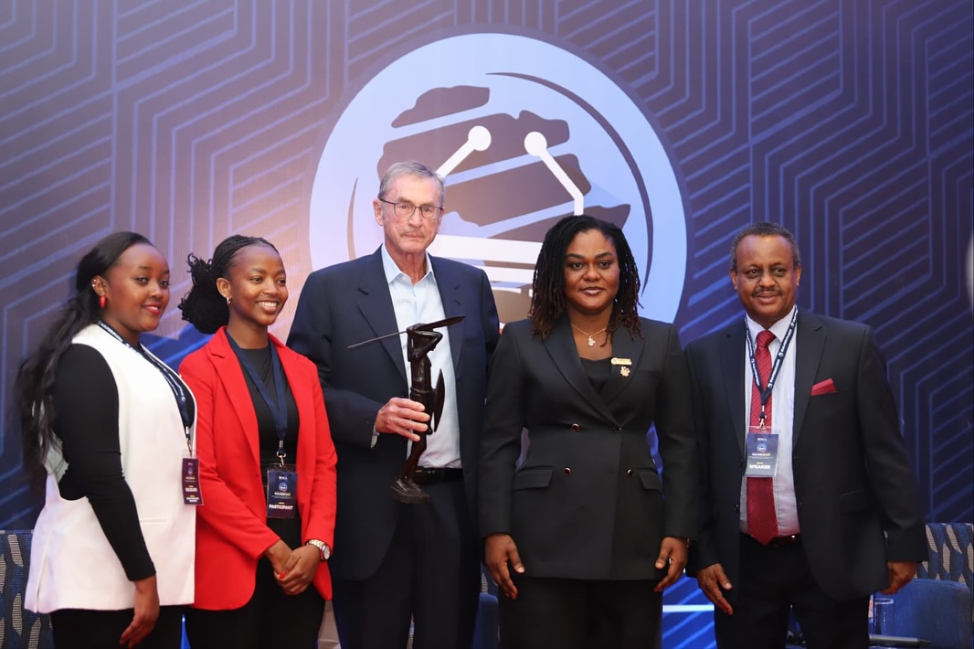 Souvenir Award Presented to Lord Ashcroft at the DUA Forum 2025 in Nairobi